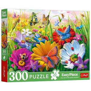 Puzzle 300 de piese Pajiște cu flori imagine