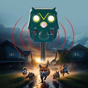 Dispozitiv solar cu ultrasunete pentru alungarea animalelor imagine