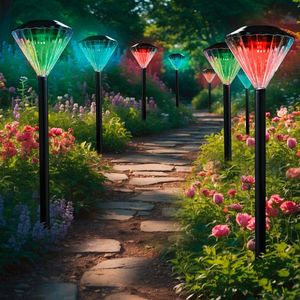 8 felinare solare Diamant imagine