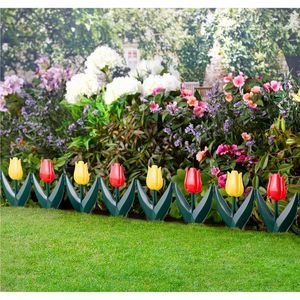 20 borduri decorative de grădină cu lalele imagine