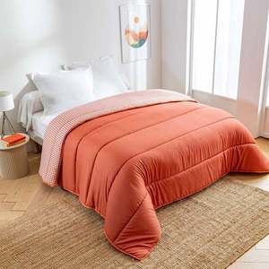 Pătură cu model vichy în carouri, confecționată din microfibră 400g/m2 imagine