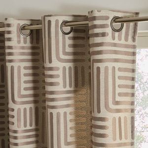 Perdea jacquard cu imprimeu de linii imagine