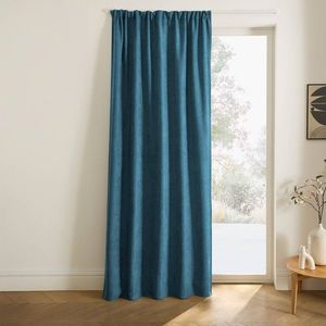 Cortină opacă și izolatoare finisată cu bandă plisată imagine