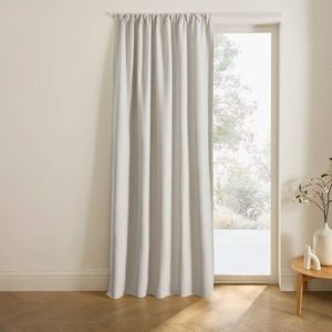 Cortină opacă și izolatoare finisată cu bandă plisată imagine