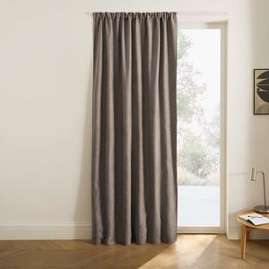 Cortină opacă și izolatoare finisată cu bandă plisată imagine