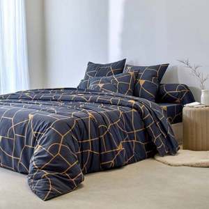 Lenjerie Geoffroy cu design grafic, bumbac imagine