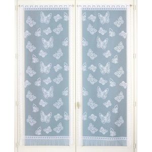 Perdea dreaptă cu motiv de fluturi, 1 pereche imagine