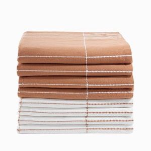 Set de prosoape de bucătărie din bumbac în carouri imagine