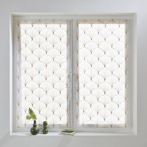 Perdea dreaptă cu motiv art deco, 1 pereche imagine