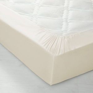 Cearșaf cu fermoar, de culoare uni, de la Colombine®, cu adâncimea colțurilor de 32 cm, fabricat din poliester și bumbac imagine