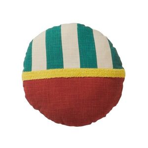 Pernă rotundă cu model geometric imagine