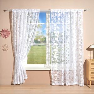 Perdea din 2 piese cu legături de siguranță imagine