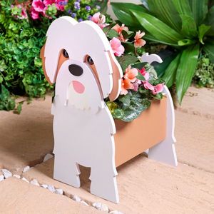 Ghiveci de flori Shih Tzu imagine