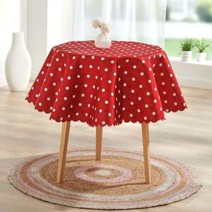 Față de masă reversibilă cu buline imagine