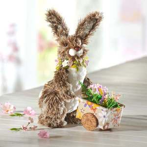 Iepuraș cu un cărucior imagine