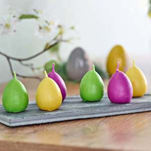 6 Lumânări în formă de ouă imagine