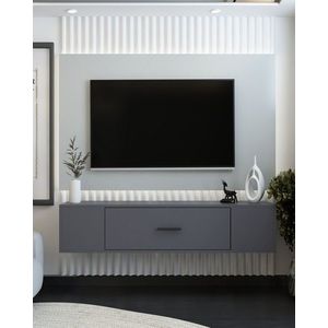 Comoda TV, Hanah Home, Kodaks, 150x33.2x29.6 cm, Antracit imagine