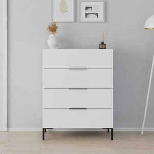 Dulap, Hanah Home, Sfn-1740-Dd-1, 80x104x44 cm, Alb imagine