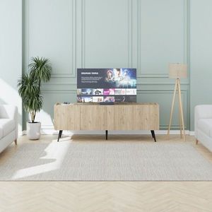 Comoda TV, Hanah Home, Tvc-740-Ff-1, 180x62x41 cm, Stejar imagine