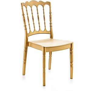 Scaun, Hanah Home, Esteta Classic, 55x92x43 cm, Maro deschis imagine