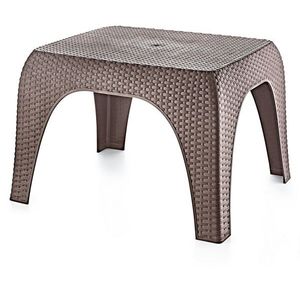 Masuta de cafea, Hanah Home, Matted, 52x60x43 cm, Maro inchis imagine