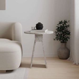 Masuta, Hanah Home, Chen, 42x50x42 cm, Gri imagine