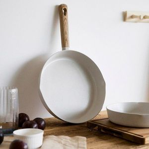 Tigaie Loreburn, Homla, 28 cm, aluminiu/inox, ecru/bej imagine