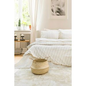 Lenjerie de pat dubla, L'essentiel Maison, Notta, Bumbac, Bej imagine