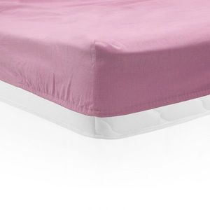 Cearceaf de pat cu elastic Heinner Home, 90x200 cm, bumbac, roz imagine