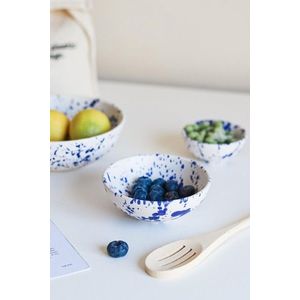 Bol ceramic, Hermia, 886SVN1107, Bleumarin/Alb imagine