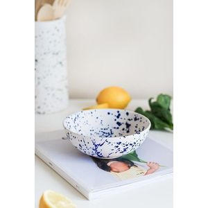 Bol ceramic, Hermia, 886SVN1111, Bleumarin/Alb imagine