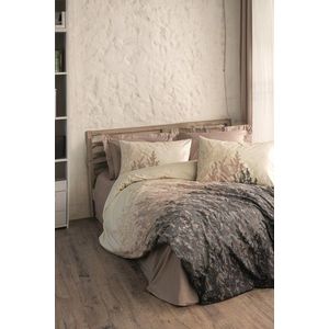 Lenjerie de pat pentru o persoana (FR), L'essentiel Maison, Lindon, Bej imagine