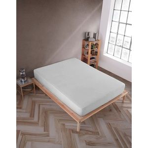 Cearceaf de pat cu elastic Jersey Double (FR) (IT) (ES) DE), L'essentiel Maison, Grey, Gri imagine