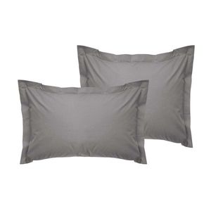 Set 2 fete de perna Oxford Satin (DE), L'essentiel Maison, De Dark Grey, Gri inchis imagine