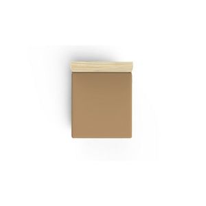 Cearceaf de pat cu elastic Ranforce Single (FR) (IT) (ES) (DE), L'essentiel Maison, Light Brown, Maro deschis imagine