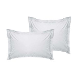 Set 2 fete de perna Oxford Satin (EU) (IT), L'essentiel Maison, De White, Alb imagine