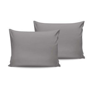 Set 2 fete de perna Satin (EU) (IT), L'essentiel Maison, De Dark Grey, Gri inchis imagine