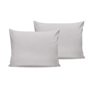 Set 2 fete de perna Satin (EU) (IT), L'essentiel Maison, De Light Grey, Gri deschis imagine