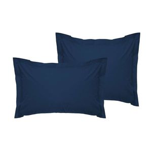Set 2 fete de perna Oxford Satin (FR), L'essentiel Maison, De Petrol Blue, Albastru petrol imagine