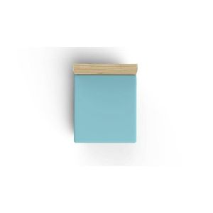 Cearceaf de pat cu elastic Ranforce Single (DE), L'essentiel Maison, Turquoise, Turcoaz imagine