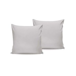 Set 2 fete de perna Satin (FR), L'essentiel Maison, De Light Grey, Gri deschis imagine