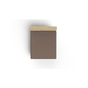 Cearceaf de pat cu elastic Ranforce Queen (DE), L'essentiel Maison, Brown, Maro imagine