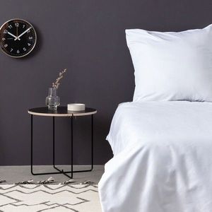 Cearceaf de pat cu elastic Satin King (FR) (IT) (ES) (DE), L'essentiel Maison, De White, Alb imagine