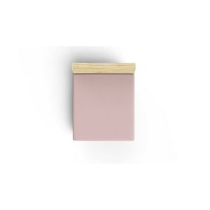 Cearceaf de pat cu elastic Ranforce Queen XL (DE), L'essentiel Maison, Dusty Rose, Roz prafuit imagine