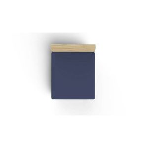 Cearceaf de pat cu elastic Ranforce Queen XL (DE), L'essentiel Maison, Dark Blue, Albastru inchis imagine