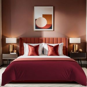 Husa de pilota Ranforce Single (DE), L'essentiel Maison, Tonne Rosse, Roz prafuit imagine