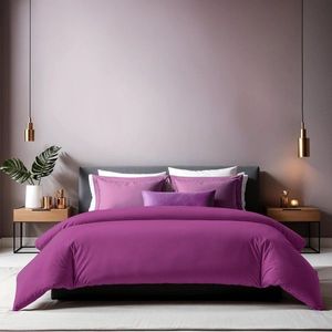 Husa de pilota Ranforce Single XXL (DE), L'essentiel Maison, Tonne Viole, Mov imagine
