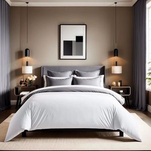 Husa de pilota Ranforce Single XXL (DE), L'essentiel Maison, Tonne Grise, Alb imagine