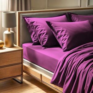 Cearceaf de pat cu elastic Ranforce Double (FR) (IT) (ES) (DE), L'essentiel Maison, Tonne Viole, Mov imagine