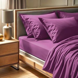 Cearceaf de pat cu elastic Ranforce Double XL (FR) (IT) (ES) (DE), L'essentiel Maison, Tonne Viole, Mov imagine
